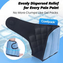 Comfpack Ankle Ice Pack Wrap, 2 Hours Long Lasting Cold Therapy for Swelling, Sprained Ankle, Achilles Tendonitis, Plantar Fasciitis Relief, Heel Pain, Reusable Ice Wrap for Surgery Recovery — 4