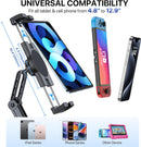 Miracase [Upgraded Version] Cup Phone Holder for Car, Universal Adjustable Long Neck Car Phone Mount Cradle Friendly Compatible with iPhone Samsung Google and All 4.0-7.0 inches Smartphones | Black-Tablet Mount photo 5