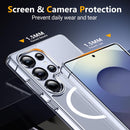 SPIDERCASE for Samsung Galaxy S25 Ultra Case,Built-in Stand,Clear — 4