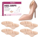 4-Pair Heel Grips Pads for Loose Shoes - Welnove Skin-Friendly Heel Liners for Back of Heel Protect, Prevent Blisters, Rubbing, Slipping - Shoe Inserts Fillers for Heel Pain Relief for Women Men — 1