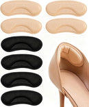 4 Pairs Heel Cushion Pads for Too Big Shoes, Self-Adhesive Heel Grips Inserts for Men & Women, Anti-Slip Protectors Fillers Loose Shoes to Prevent Pain & Blisters (Multicolor) — 1