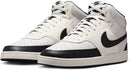 Nike Men's Court Vision Mid Next Nature Shoes - Off White/Black-sail — 5