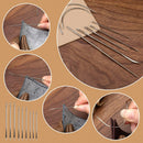 60 Pcs Leather Working Kit Leather Crafting Kit Leathers Sewing Kit — 8
