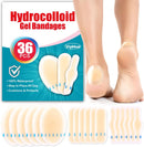 36PCS Hydrocolloid Blister Bandages – Blister Bandages for Feet, Blister Prevention & Recovery – Waterproof Blister Pads & Blister Cushions for Heel, Toe & Foot | 36-Pack — 1