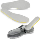 2 Pairs Shoes Insoles for Hey Dude Men's Wally Shoes, Classic Replacement Footwear Inserts for Comfortable Light-Weight and Cushion Shock Absorbing(M9) - M11 — 1