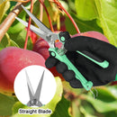 4 Pack Garden Shears Scissors,Pruning Shears, pruning shears for gardening Stainless Steel Blades, Gardening Clippers Hand Pruner With a Gardening Gloves((Red Yellow Blue Orange) | 4PCS — 4
