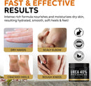 Adellina Urea Cream 40 Percent for Feet Maximum Strength, Urea Foot Cream for Dry Cracked Heels Feet Knees Elbows, 40% Urea Foot Repair Lotion 5.3 OZ — 5