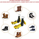 Shoe Stretcher&Boot Stretcher - Men's&Women's, Adjustable Width and Length for Wide Feet, Shoe Boot Stretcher | yellow | 2 — 4