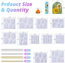 LET'S RESIN Earring Resin Molds, 171Pcs Jewelry Making Kit — 2