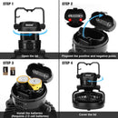 Odoland Portable LED Camping Lantern with Ceiling Fan - Hurricane Emergency — 7