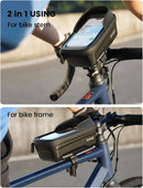 Lamicall Bike Frame Bag Waterproof - [1s Release] Bike Phone Mount Holder | Medium — 3