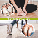 Booson 24 Pcs Metatarsal Felt Foot Sesamoiditis Pads Dancers Pads for Feet 5