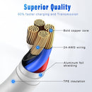 iPhone Charger Apple MFi Certified Cable,3 Pack 3FT USB-A to iPhone Cable 2