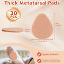30 Pcs Metatarsal Foot Pads Ball of Foot Cushions, 0.28" Thick Felt 4