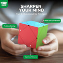 STEAM Life Speed Cube Set 10 Pack Magic Cube | Includes 2x2 3x3 4x4 5x5 Speed Cube, Pyramid Cube, Megaminx Cube Puzzle Cube Bundle Collection Cube, Toys Gift for Kids & Adults — 3
