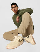 Nike Men's Court Vision Low Shoes - Rattan/Mink Brown-rocky Tan (Real Tree) — 2