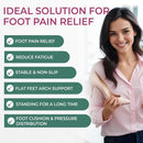Arch Support Inserts Flat Feet - Welnove 8-Pair Gel Arch Support Insoles for Plantar Fasciitis, Foot Pain Fatigue Relief - Soft Heel Pads Adhesive Fit Most Shoes, Men Women, 0.47" Height | Clear — 2