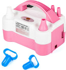 Electric Balloon Pump, Portable Electric Balloon Blower Machine Balloon Air Pump Dual Nozzle 110V 600W Balloon Inflator for Party Decorations | Pink — 1