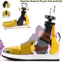 Shoe Stretcher Men Women Boot Stretcher Adjustable Width and Length Widener Expander Wide Feet Boot Stretcher | yellow | 2 — 4
