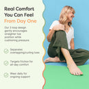 ZenToes Hammer Toe Corrector, Triple Loop Gel Toe Spacers, 4 Pack 6