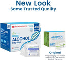 Care Touch Alcohol Prep Pads - 400 Count Alcohol Wipes Individually Wrapped, 1.18x2.36 Inches - 70% Isopropyl Swabs for Home, Medical, or First Aid Kits - Sterilized 2-Ply Pads — 2