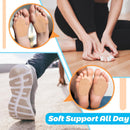 Booson 24 Pcs Metatarsal Pads Dancers Pads for Feet Felt Foot Pad 5