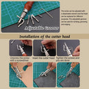 Jupean Leather Working Tools: Leather Tools for Leathers Working Kit | 70 Pcs — 4