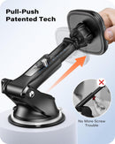 APPS2Car Magnetic Phone Mount for Car, Dashboard & Windshield Suction Cup | Black-Magsafe photo 5