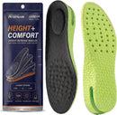 Height Increase Insoles for Men and Women with Heel Air Cushion Pad - Green/Black — 1