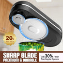 Electric Can Opener, One Touch, Smooth Edge Side Cut, Black — 4
