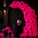 GYIPFIPA 120 Pack UV Neon Balloons Assorted Color 12 Inches Rainbow Latex Balloons 7 Color Balloon glow in the dark, for Birthday Baby Shower Wedding Party Decorations | Colourful--120pieces — 4
