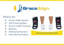 Air CAM Walker Boot Short + Ankle & Foot Ice Pack Cold Wrap — 4