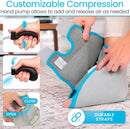 Vive Compression Ankle Ice Pack Wrap for Foot Pain Relief - Soft Cold Brace for Recovering Injuries - Support for Swelling, Sprains, & Fractures - Filled with Reusable Gel, Fits Small & Large Feet — 4