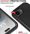 Diverbox for iPhone 16e Case & iPhone 17e Case [Compatible with MagSafe] [Shockproof] [Dropproof] [with Screen Protector ] Heavy Duty Protection Phone Cover (Black) — 4