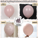 Dusty Pink Beige Balloons, 60Pcs Girls Women Pastel Birthday Party Balloons | Pink White — 5