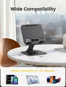 Lamicall Adjustable iPad Stand for Desk, Ultra-Slim Foldable, 360° Rotation photo 6