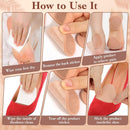 Shynek 55Pcs Metatarsal Foot Pads for Women and Men, Felt Ball of Foot Cushion, Adhesive Neuroma Pads for Feet Soft Forefoot Cushion Pads and Sole Support, Pain Lessen (Skin Color) 5