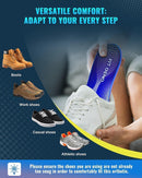 FitGeno Plantar Fasciitis Insoles for Women Men with High Arch Support - Orange — 6