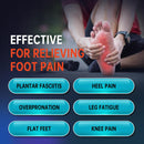 PCSsole Plantar Fasciitis Insoles, Heavy Duty High Arch Support Inserts - Black & Blue — 4