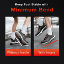 Carbon Fiber Insole 1PC, Carbon Fiber Foot Plate for Hallux Rigidus Relief,Turf Toe,Foot Fractures,Rigid Carbon Shoe Insert for Sports, Alternative to Post Op Shoe,Fit Men Size 6.5/Women 7.5 — 5