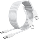 [Apple MFi Certified] iPhone Duo 18 17 16 15 Charger Cable Cord 6FT, White 1