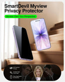 SMARTDEVIL 2 Pack Tempered Glass for iPhone 17 Privacy Screen Protector photo 2