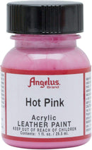 Angelus Acrylic Leather Paint, 186 Hot Pink, 186 Hot Pink — 1