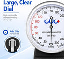 CUG Manual Blood Pressure Cuff, Accurate Measurement (Black) — 3