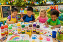 Fun Express Washable Tempera Paint Set 10 Colors 16oz — 7