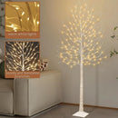 Set of 2 6 feet Lighted Birch Tree, 160 LED Warm White, for Home, Festival, Party, and Christmas Decoration, Indoor and Outdoor Use, 8 Functions — 3