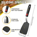 Flexible Silicone Spatula Turner, Heat Resistant Silicone Turner for Non-Stick Cookware, BPA-Free Food Grade Kitchen… — 2