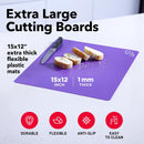 Extra Thick Flexible Plastic Cutting Board Mats Set of 6 for Kitchen — 6