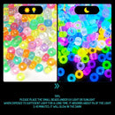 Glow in The Dark Pony Beads, 1000+pcs 6x9mm Kandi Beads Halloween Jewelry — 4