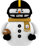 Sporticulture Pittsburgh Steelers Inflatable Snowman Player – 7 Ft Tall Yard Decoration w/LED Lights | NFL Holiday Football Snowman | Built-in Blower Motor, Weather-Resistant, Indoor/Outdoor Use — 1